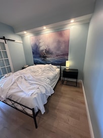 The room we got and look at the bed