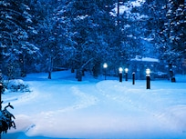 Beautiful in the early morning. Drives kept pretty clear