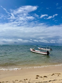 View from private beach