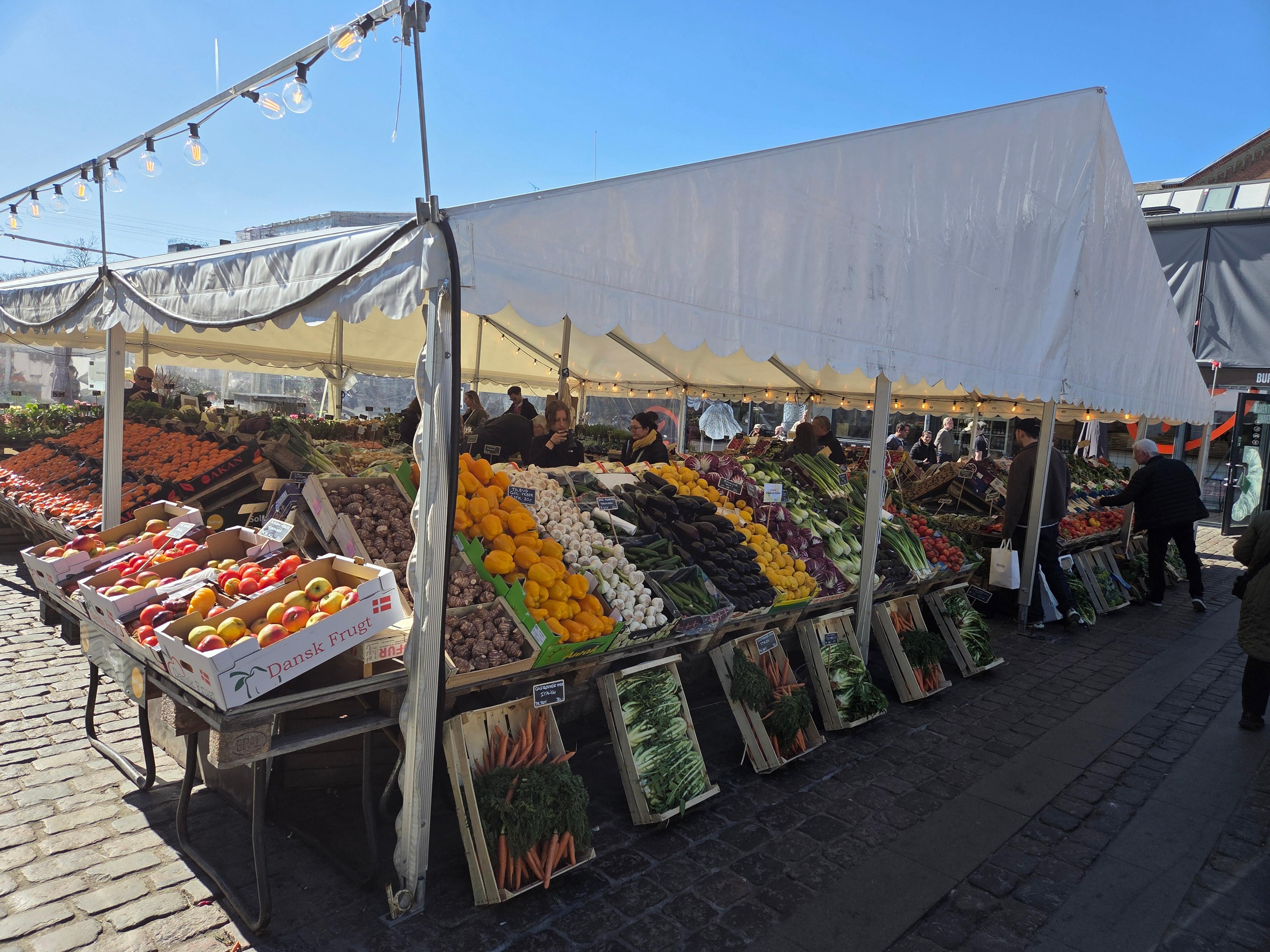 Fresh produce at the Market.