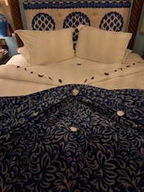 Each evening a lovely surprise when the team turned down our bed while we were out for dinner