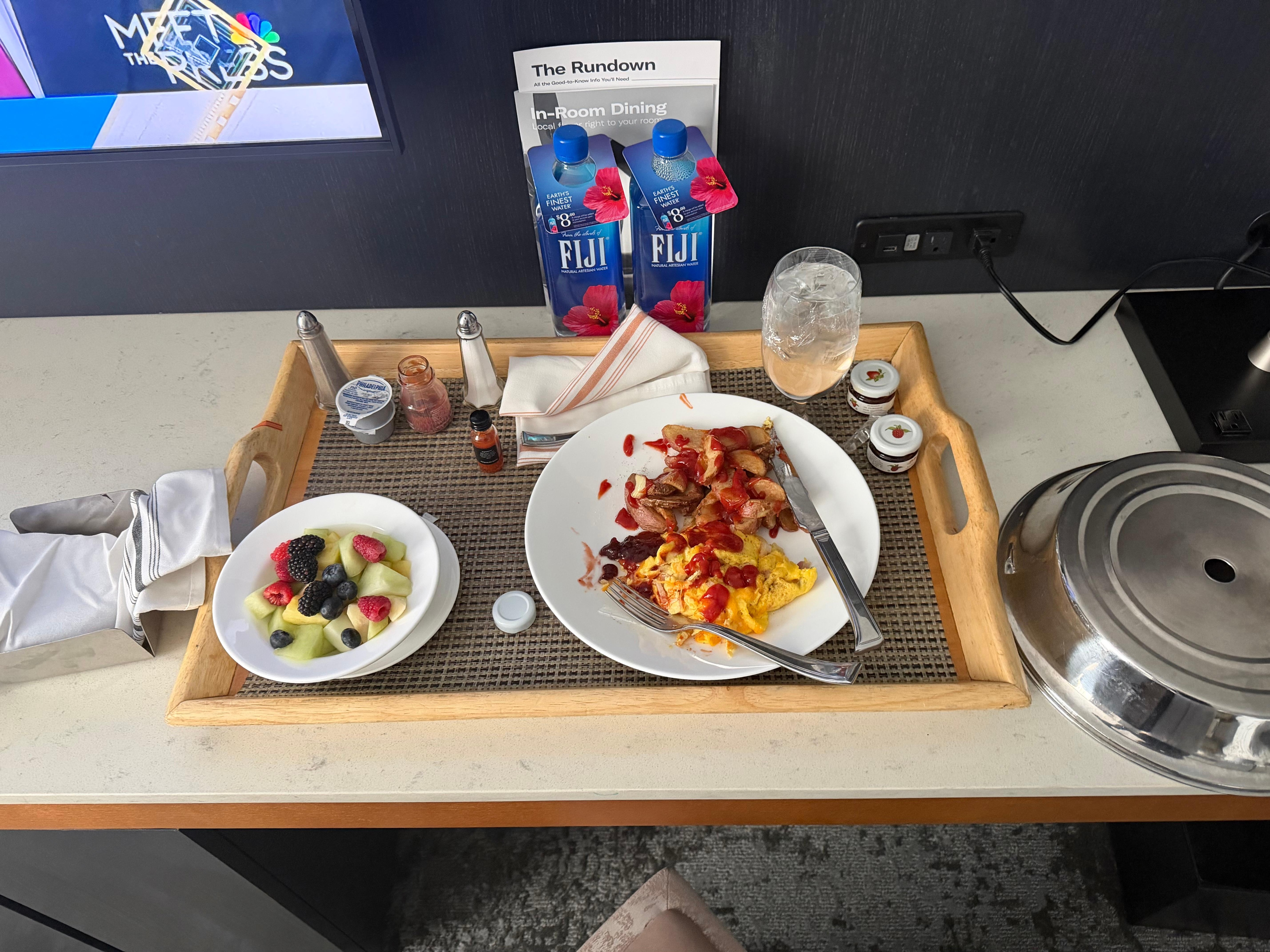 Room service Breakfast