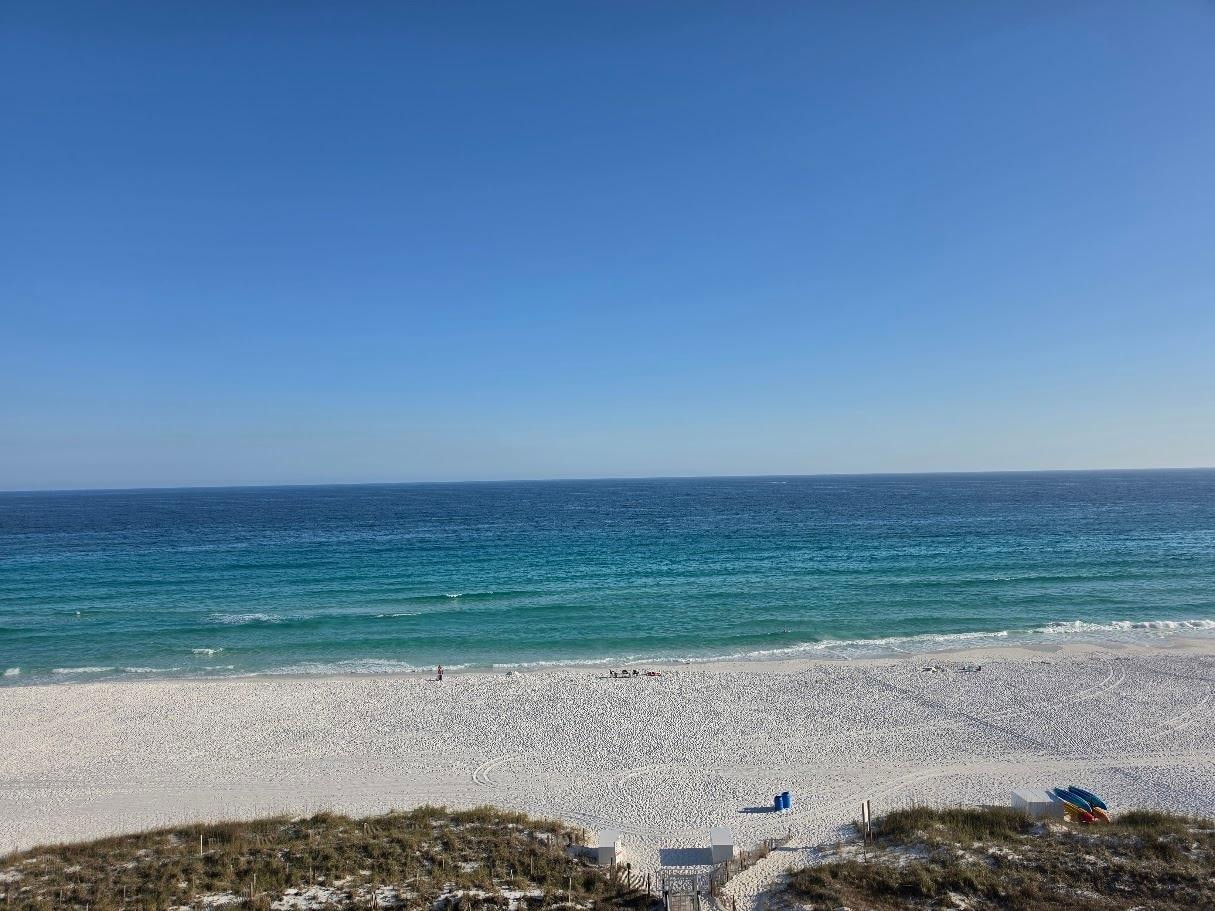 Beach view from balcony