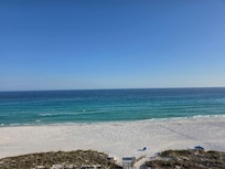 Beach view from balcony