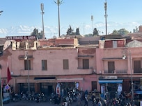 View of places near hotel - great meal here!