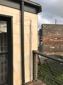 Exposed external electrical conduit