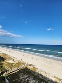 The beach