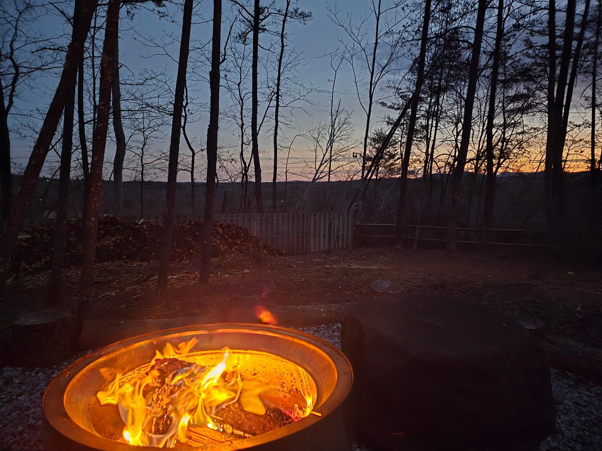 Firepit view