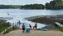More than enough kayaks. 2-paddle boards.