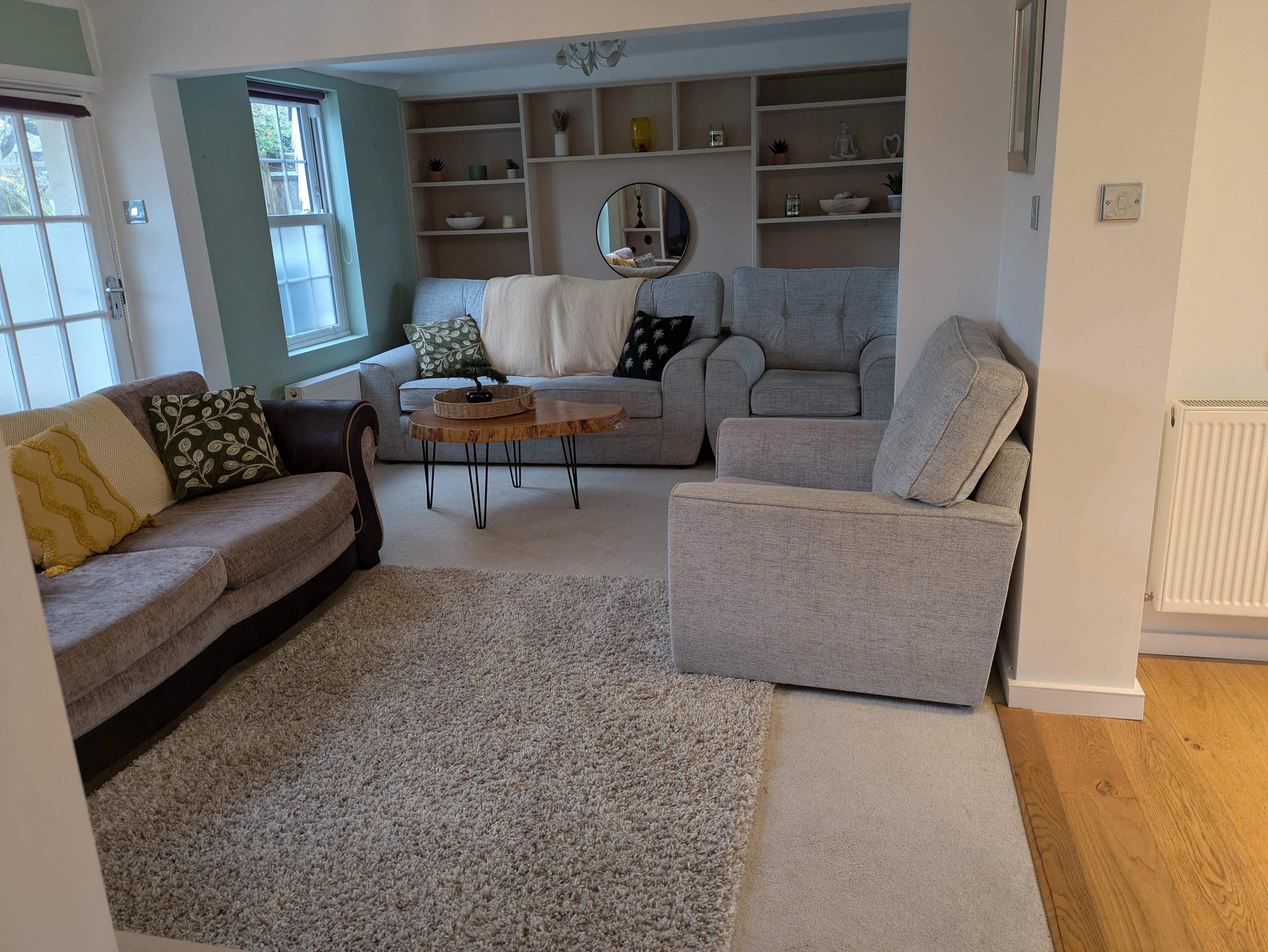 Comfy chill out area.