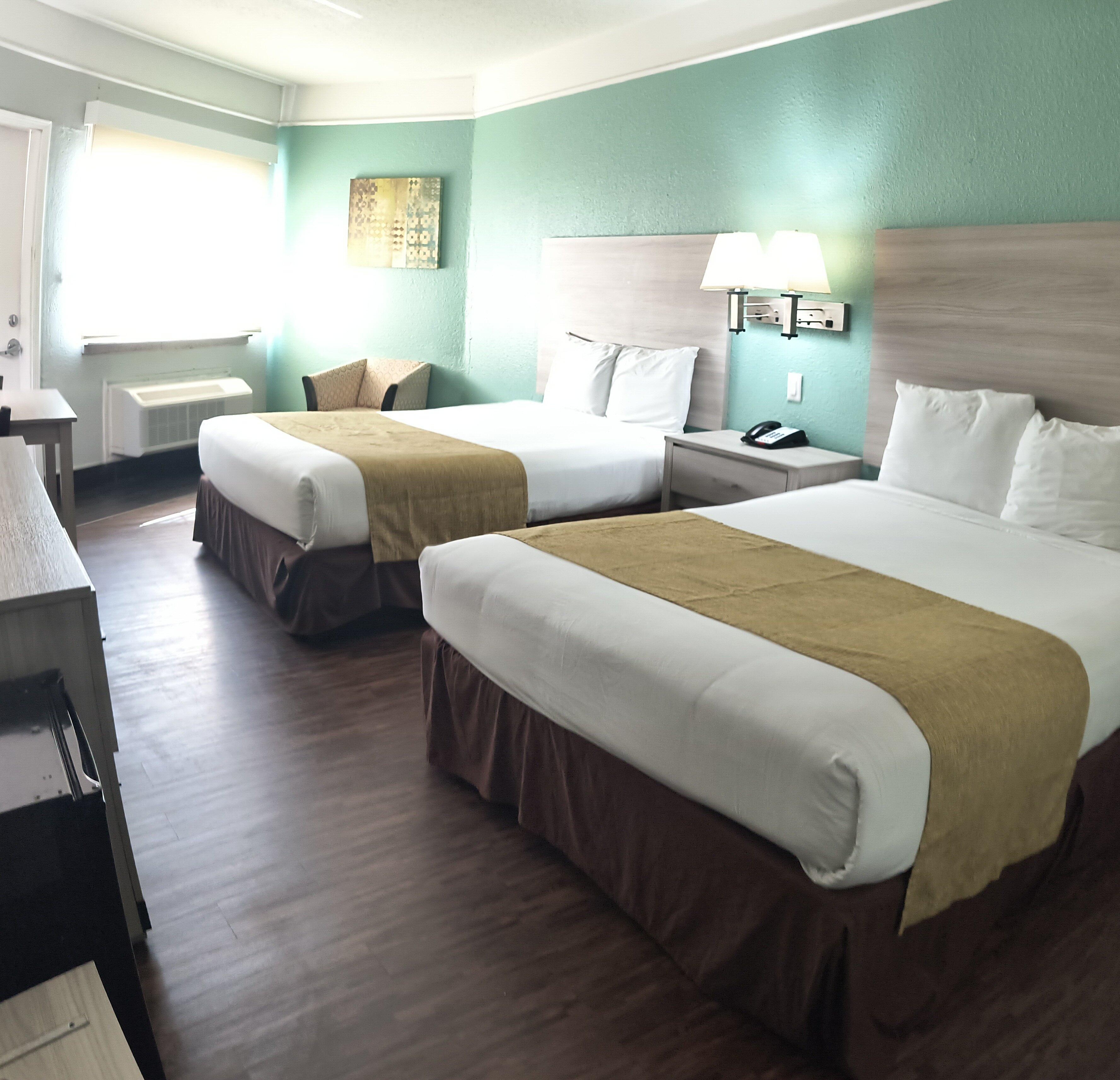 Room was roomy and clean.