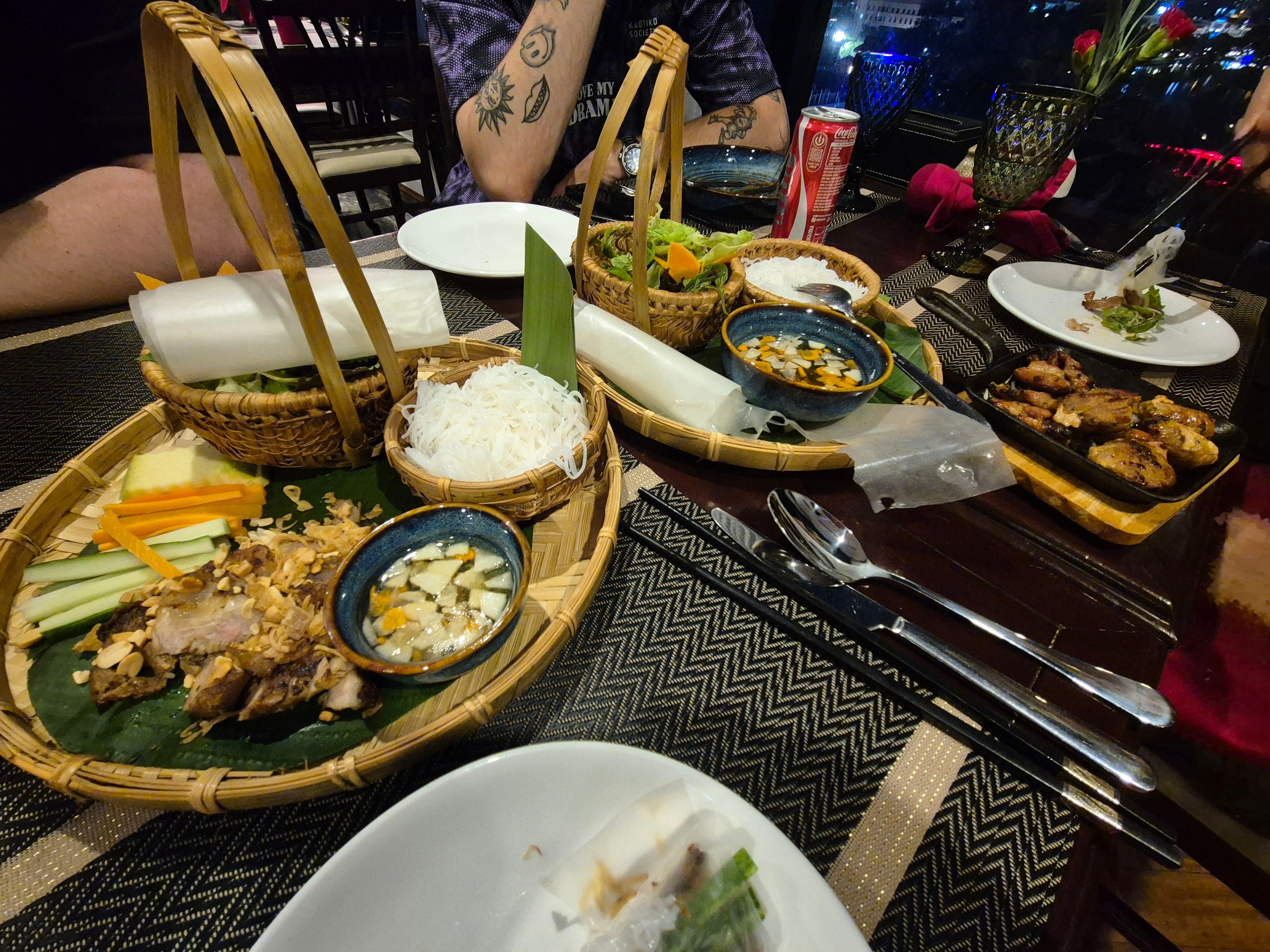 Middag i restauranten