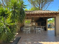 Outdoor grill area