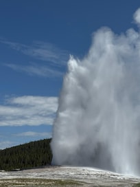 Old Faithful and many other geysers