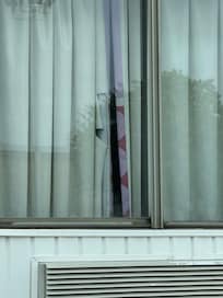 torn curtain, not in my room