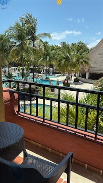 Adults only room pool view