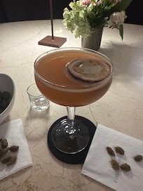 Our trips signature drink. “Pornstar”