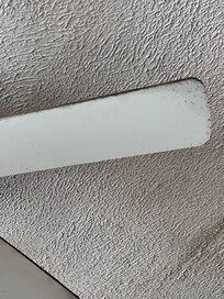 Excess dust on ceiling fans