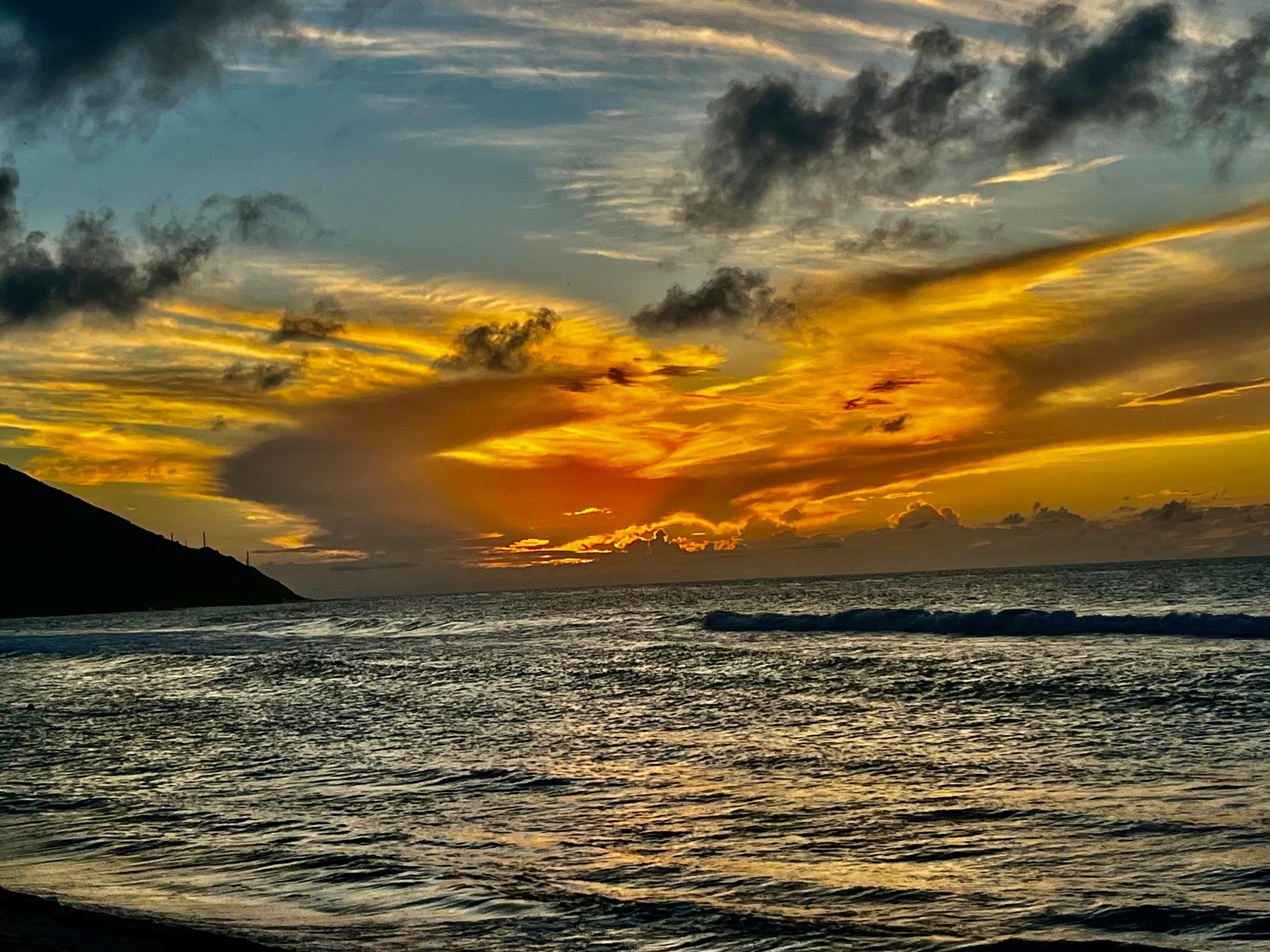 Sunsets were beautiful