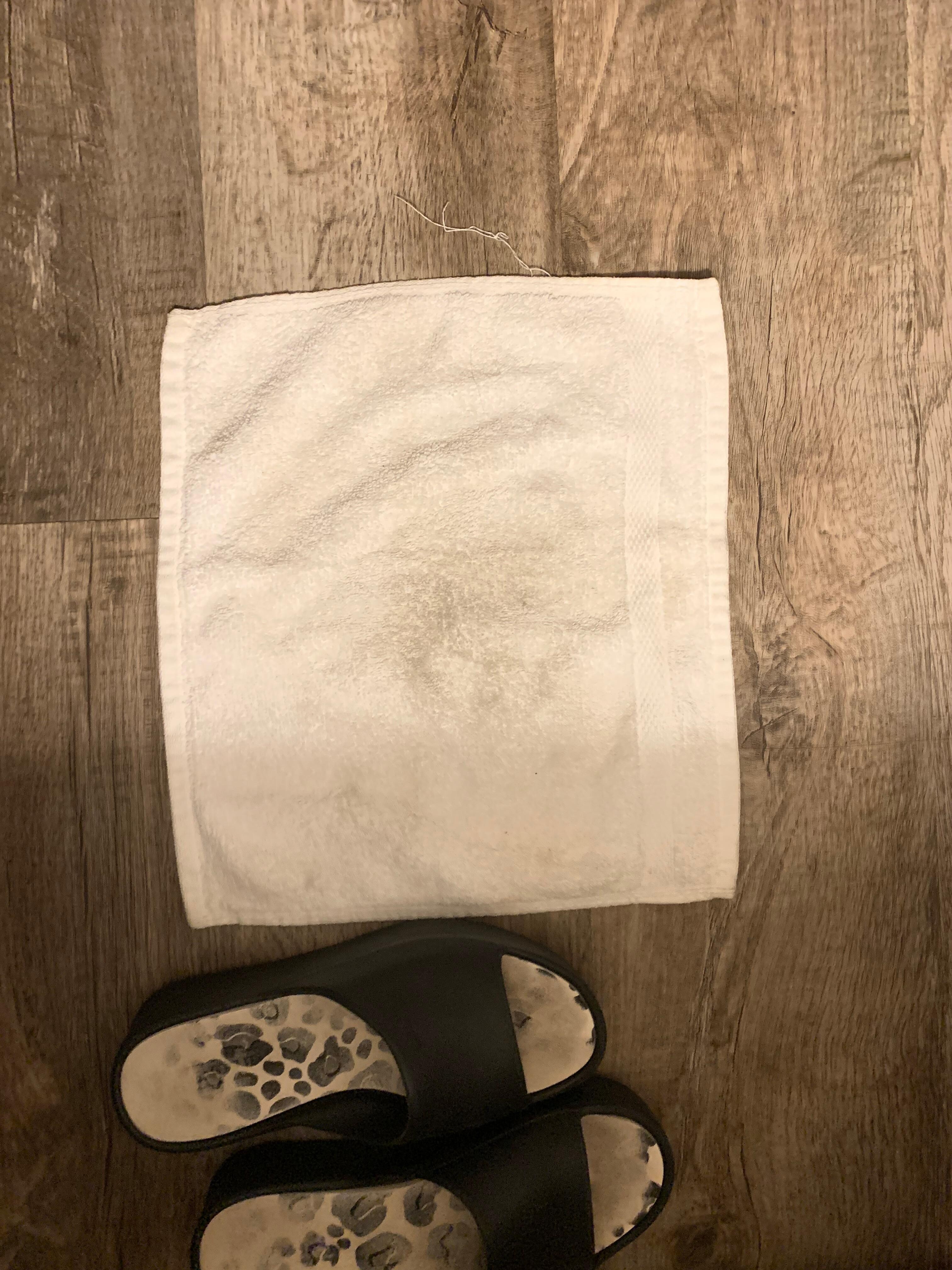 The night before we left…getting there! I think. I should get my cleaning fee back!! 