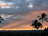 Lovely sunrise caught while running in Waikoloa