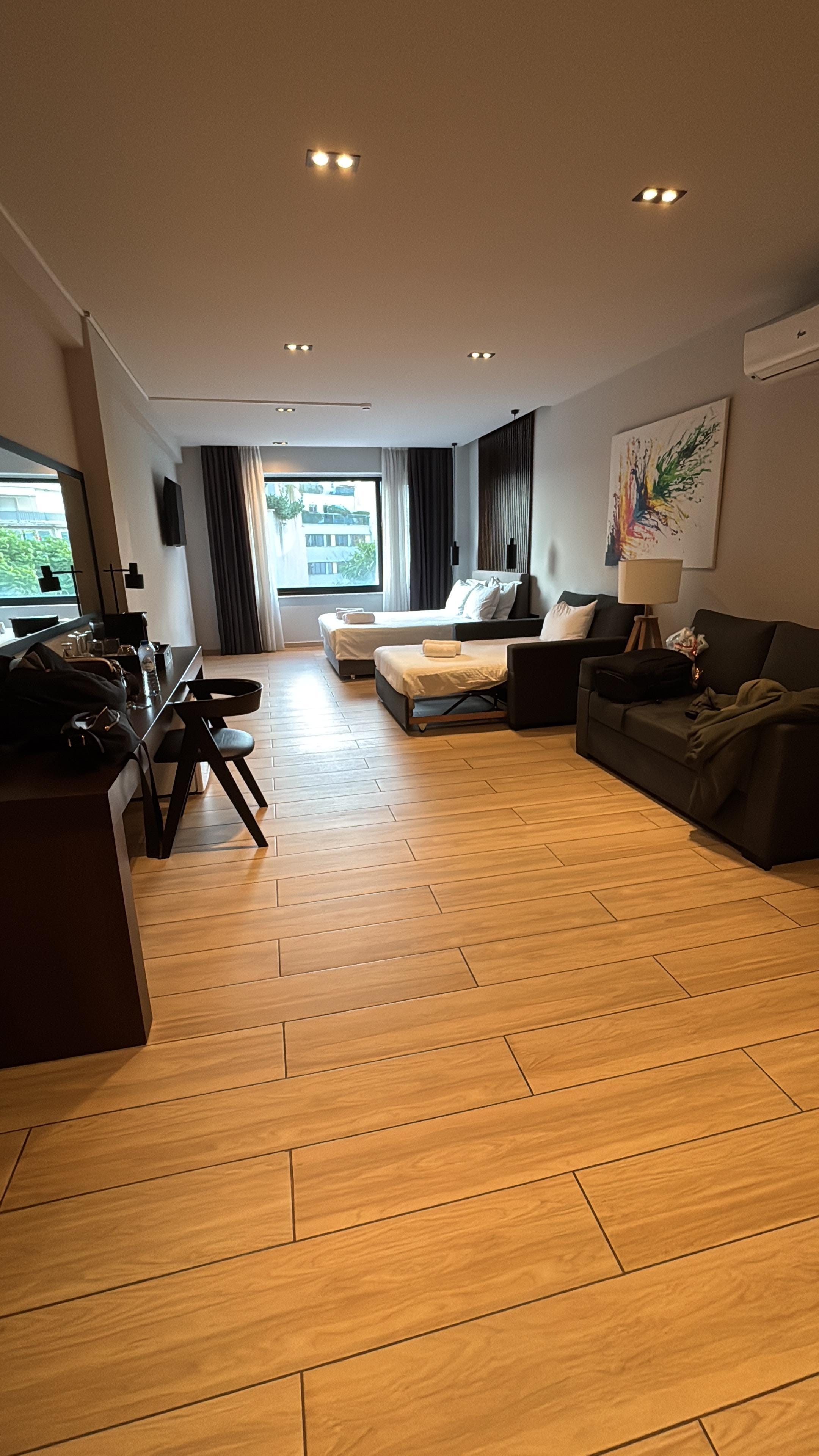 Our room, room 301, massive city view room , very clean 