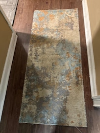 The rug was filthy