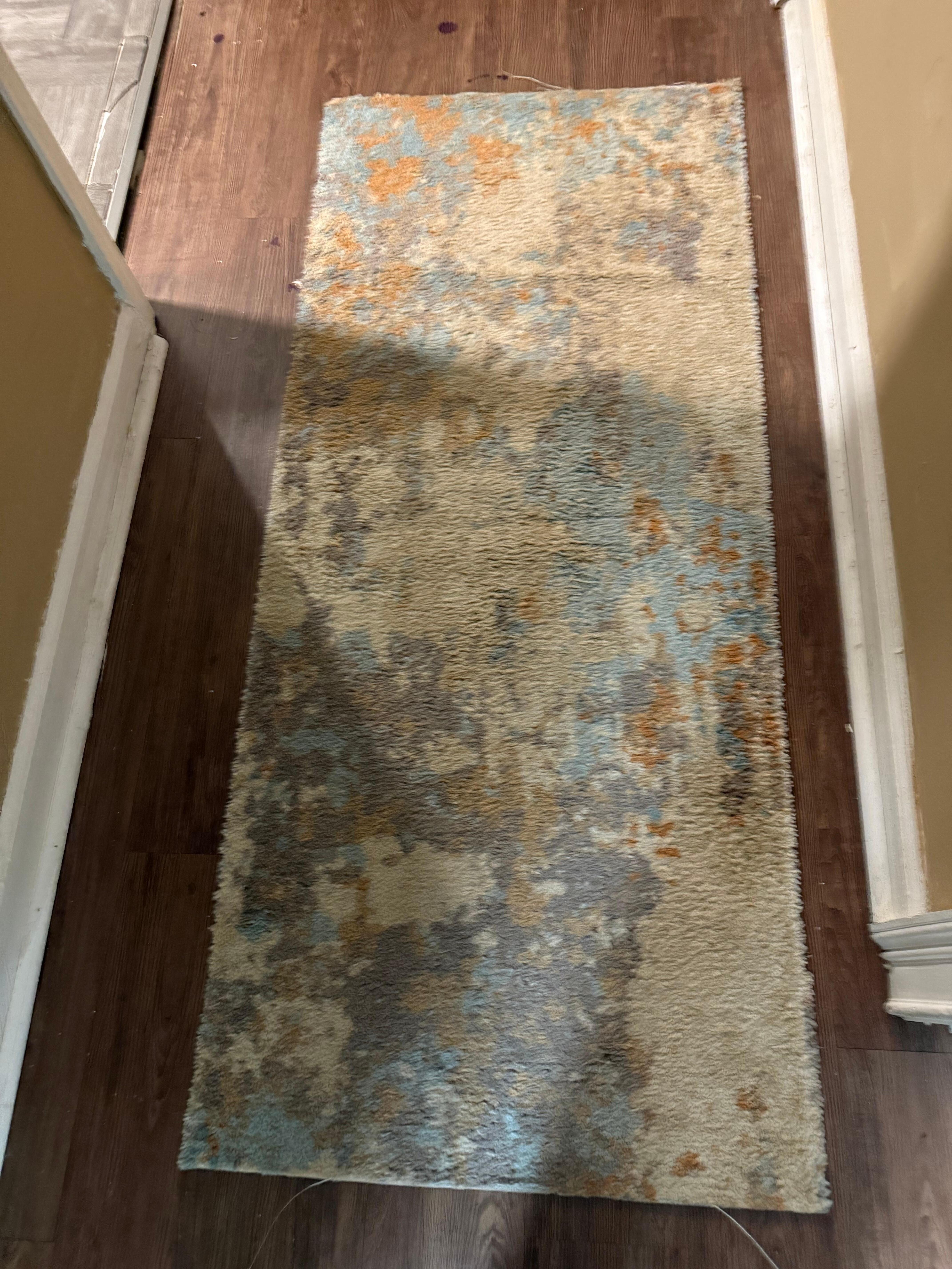 The rug was filthy