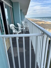 All balconies are connected together