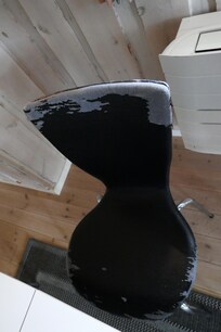 Einer der Essstühle