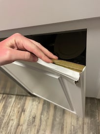This stuff was coming off the cabinets