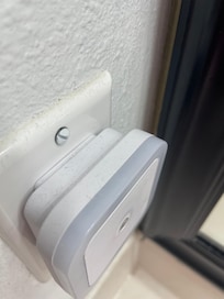 Nightlight in the bathroom very dirty