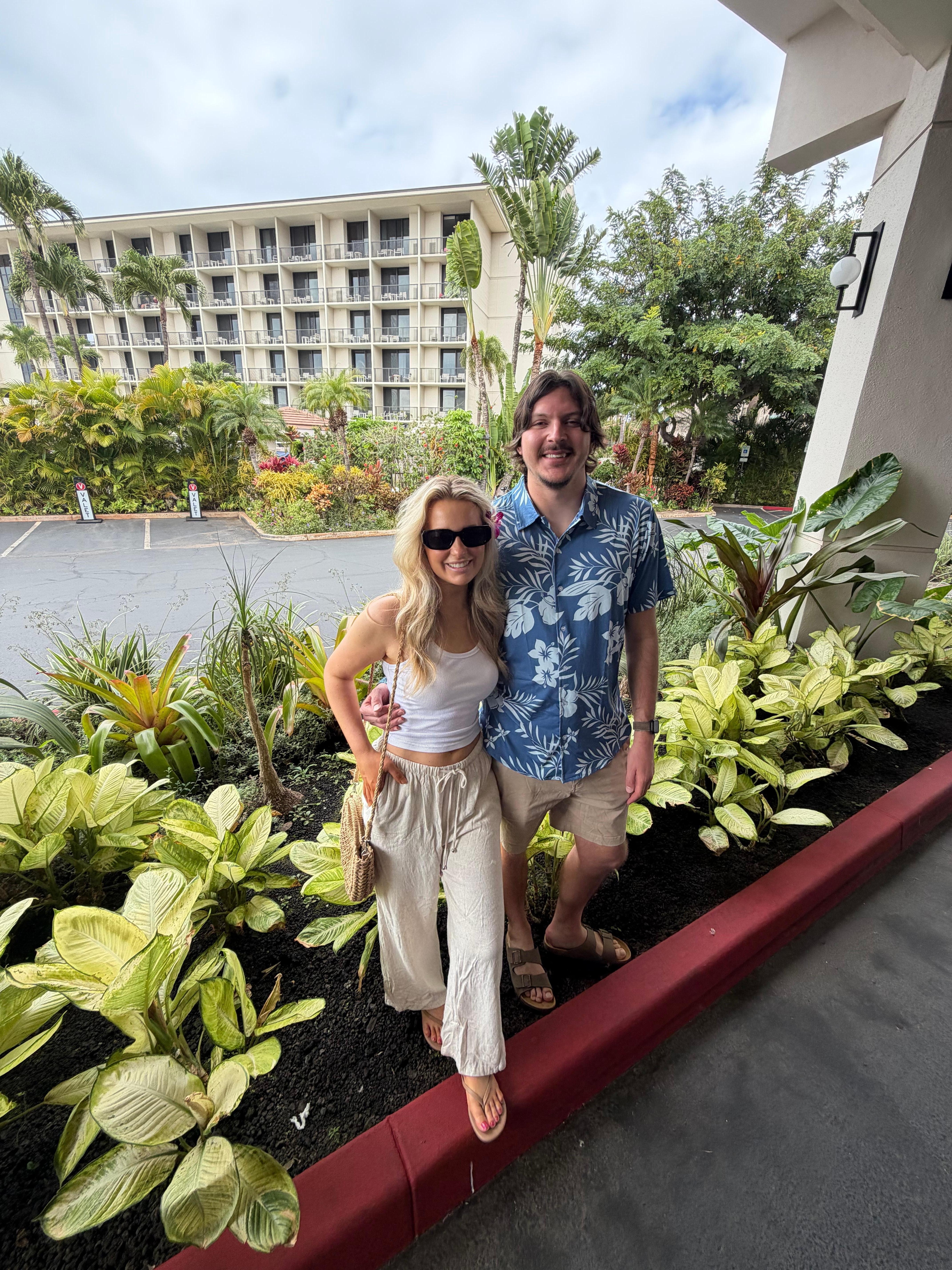 Lovely staff getting a pic of us before heading out for the day :)