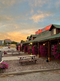 Sunrise at Island Park Lodge
