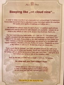 What type of pillow or mat would you like?