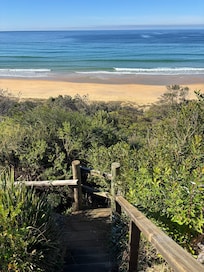 The track to the beach