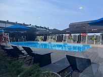 Outdoor heated pool