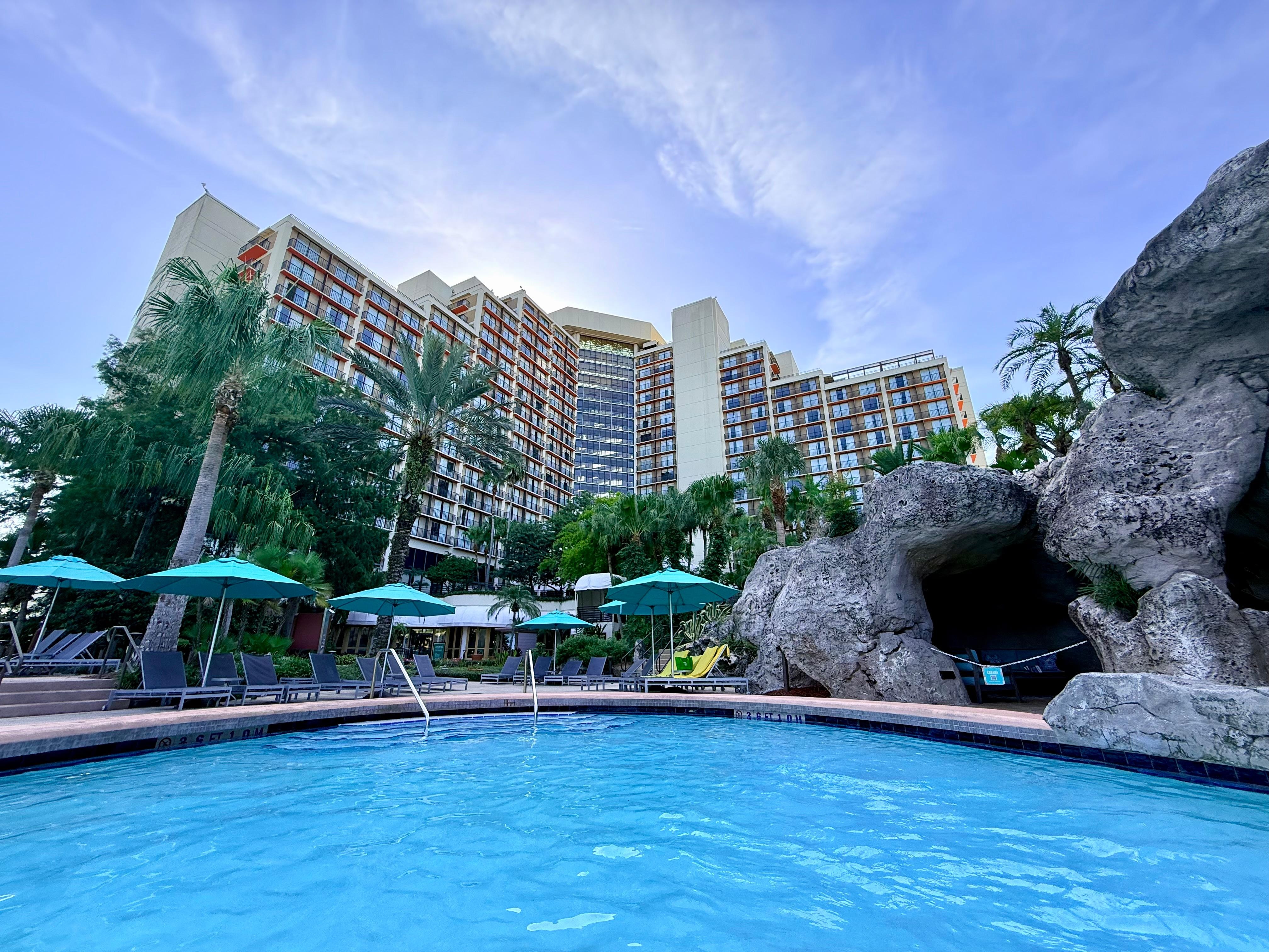 One of the many pools 