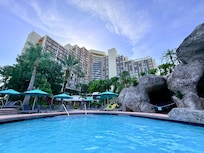 One of the many pools