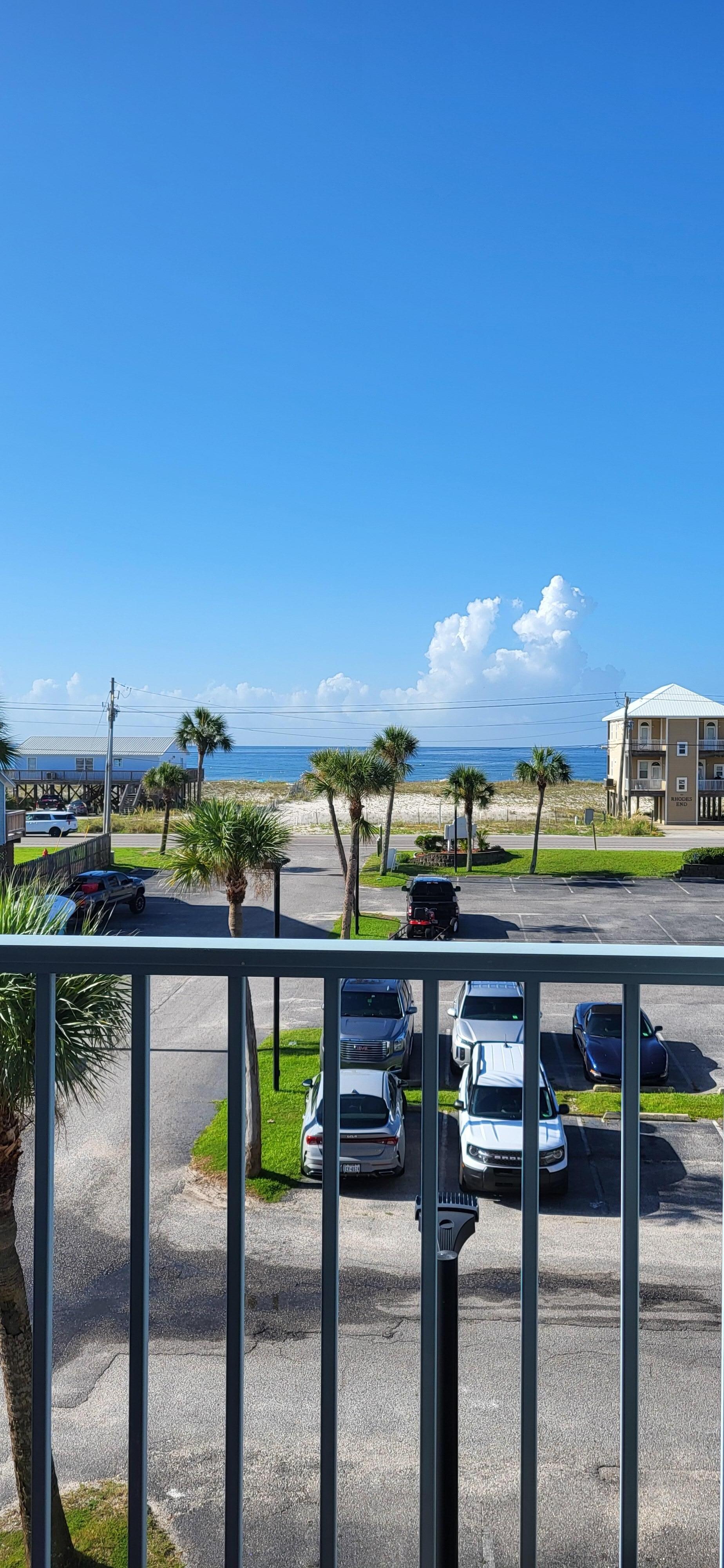 View from our balcony!