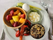 udvalg af morgenbuffet