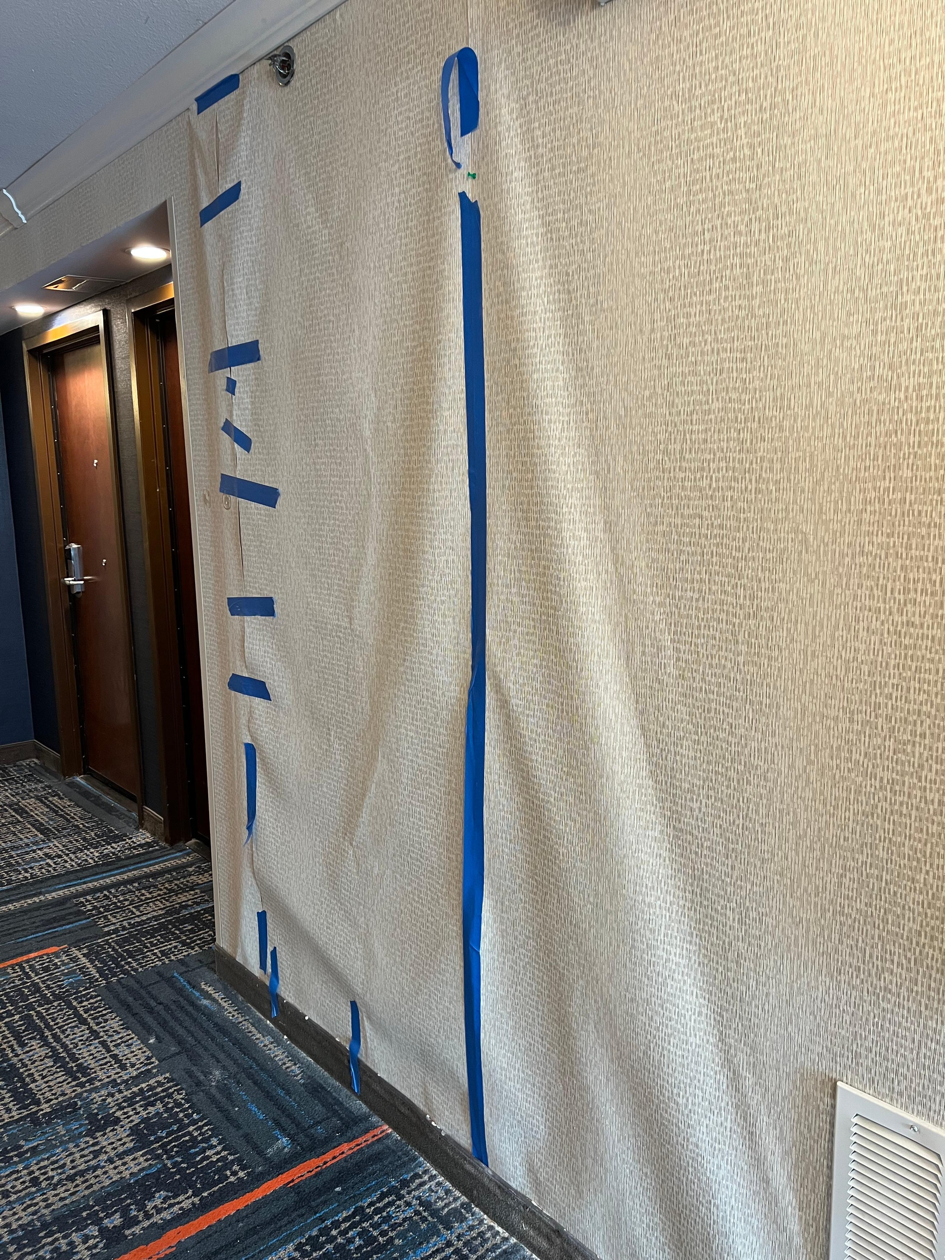 Water damage in hallway or something very wrong