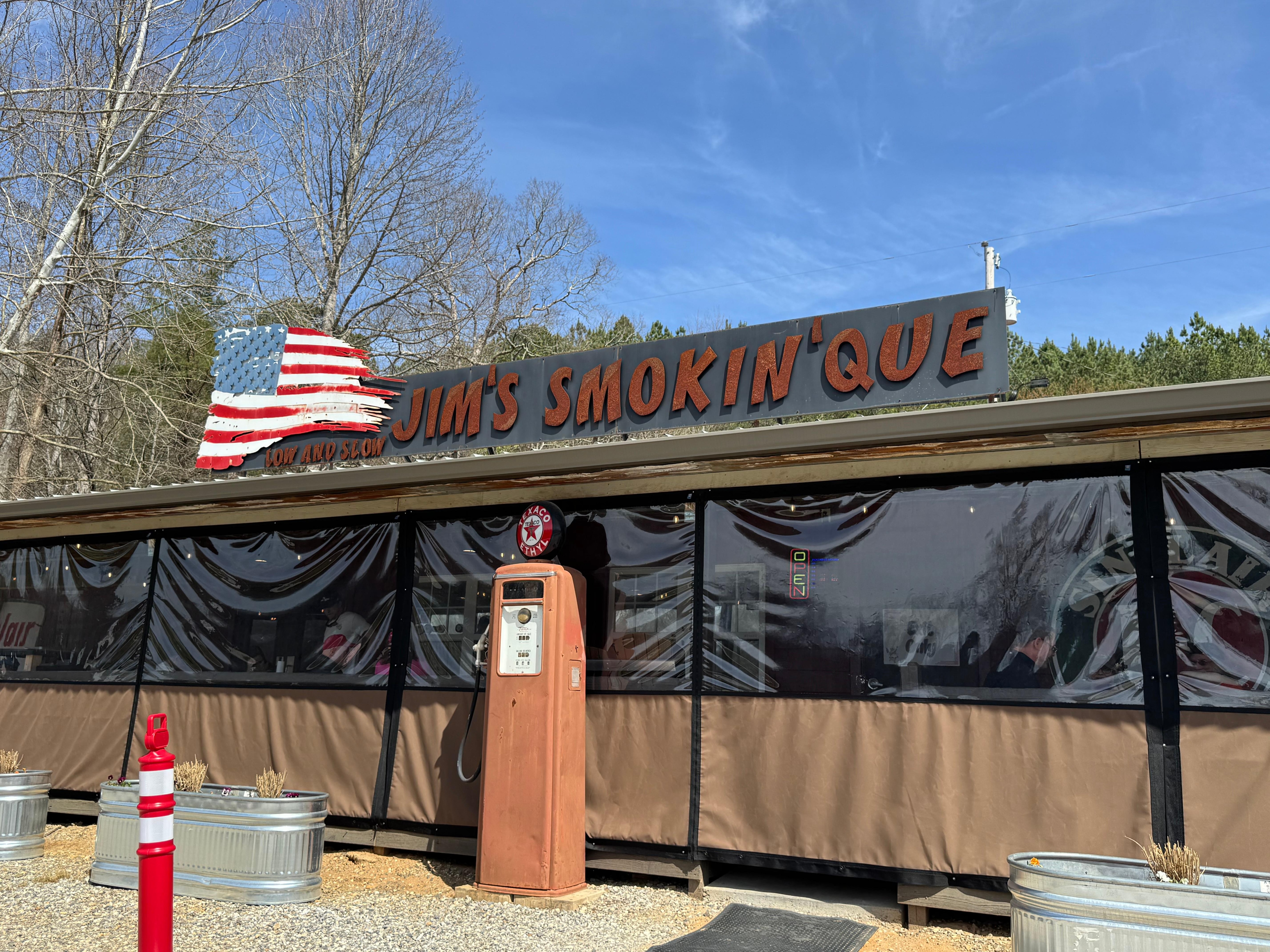 Not far away from cabin, incredible BBQ! 