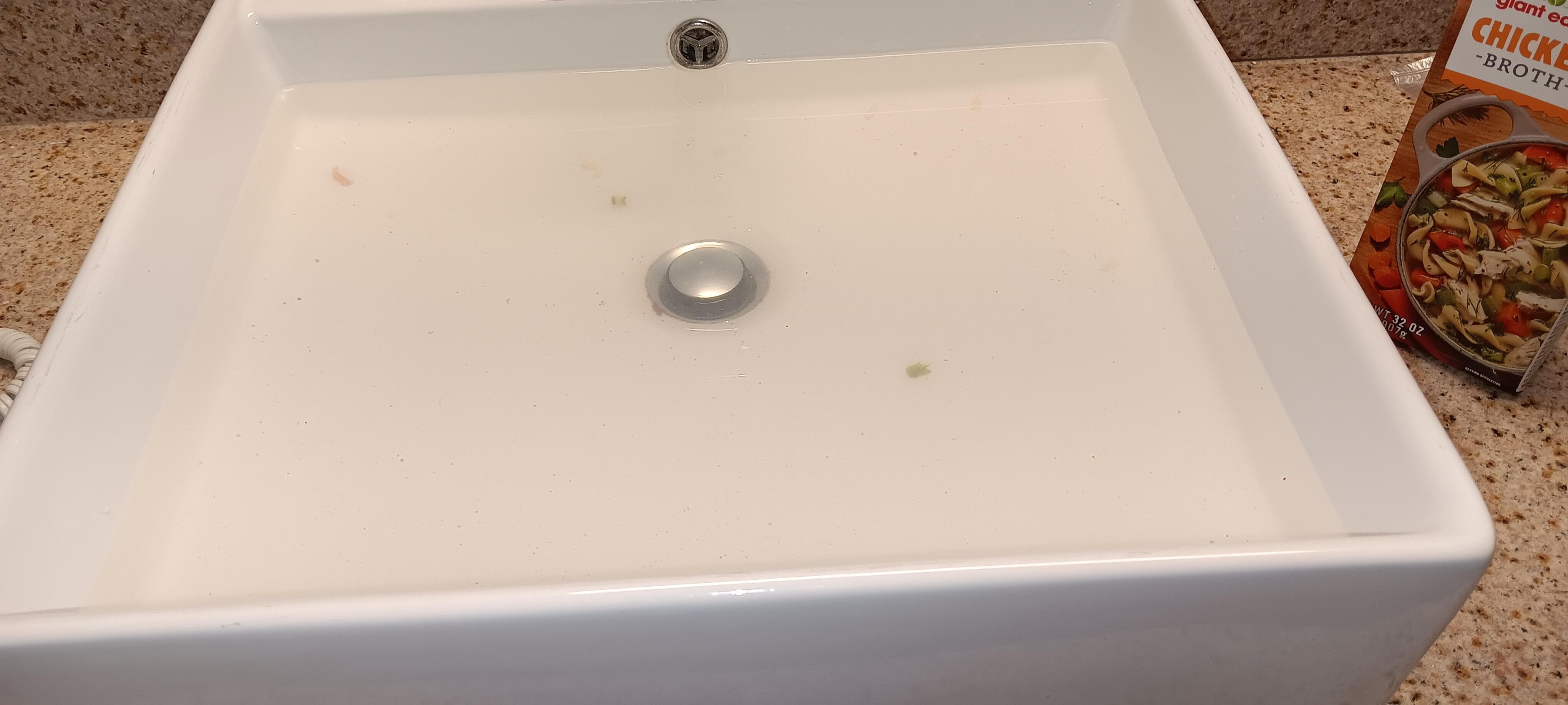 The sink was clogged  up when we was trying  to wash our hand it got clogged up it looked like someone messed it up before we got into the room 