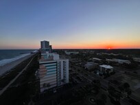 Sunset from the balcony