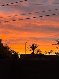 Sunrise from kitchen