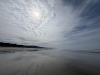 Beach accessed from near the house