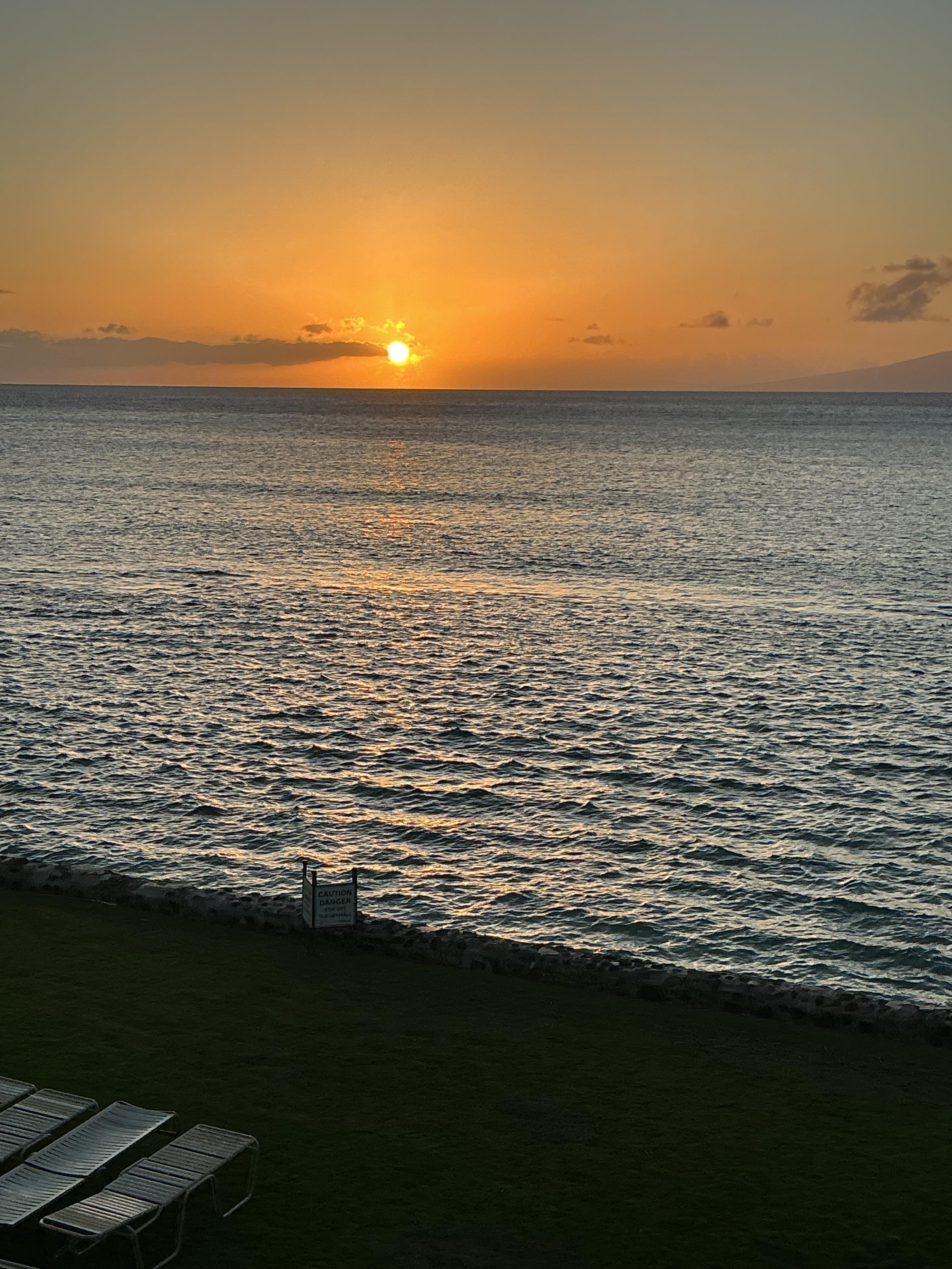 Sunset view from condo!