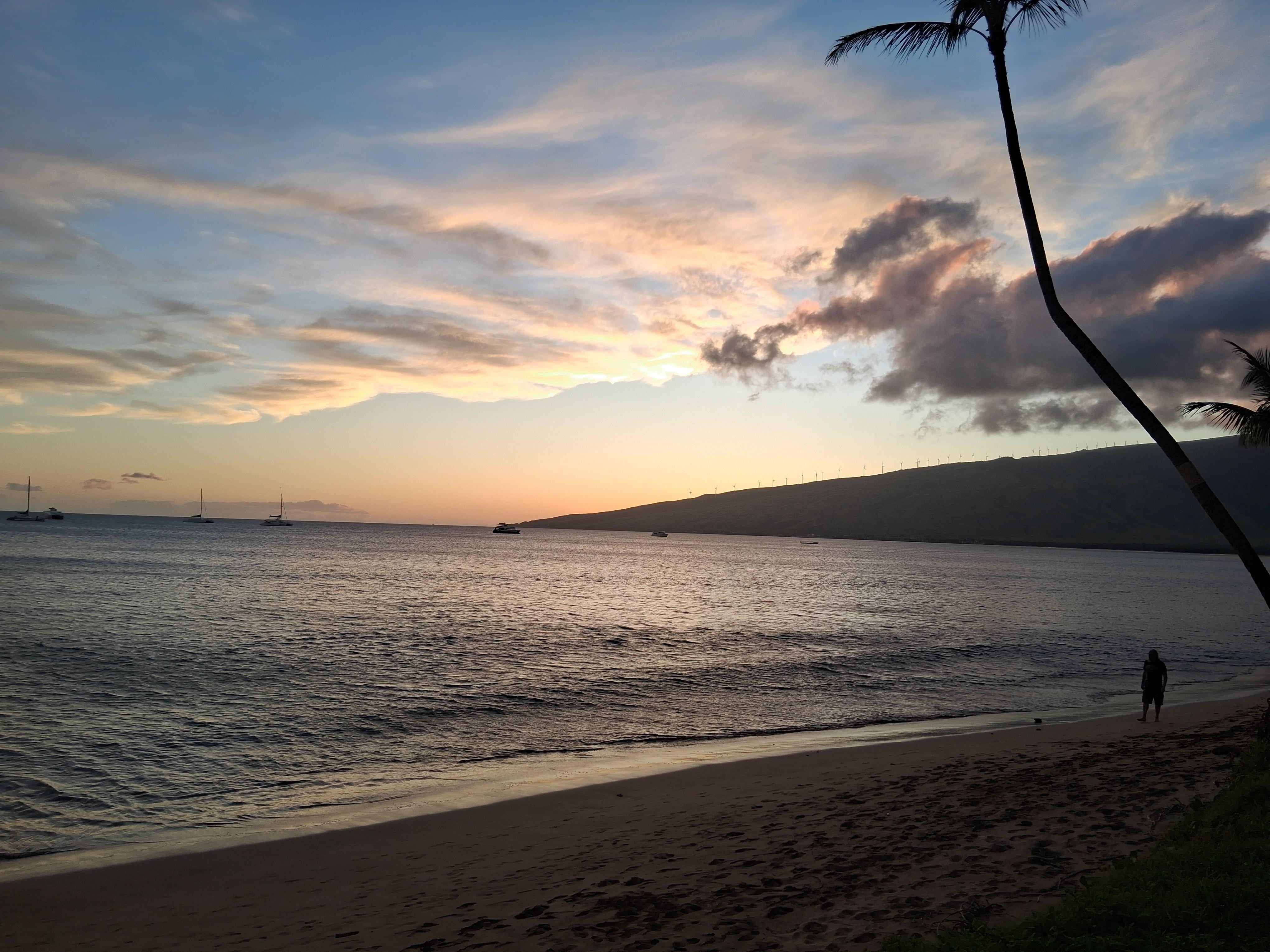 Sunset from the patio