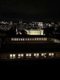 View from the rooftop bar at the hotel at night, very special.